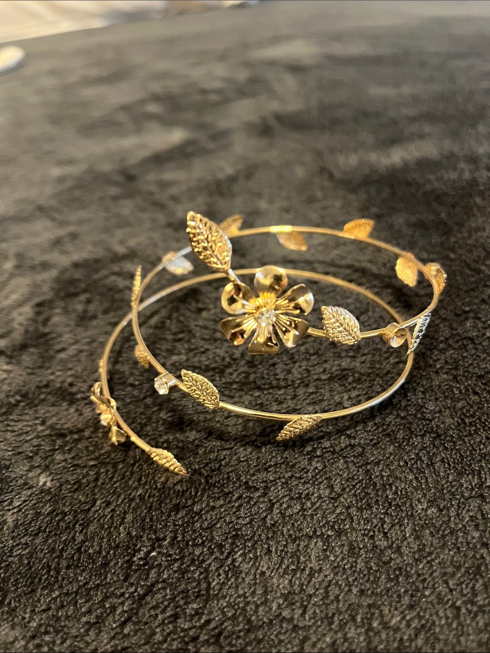 Gold Floral Vine Bracelet - Women Jewelry Bracelets